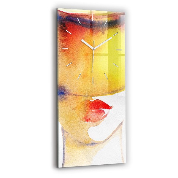 Függőleges üvegóra 30x60 Nő kalapban
