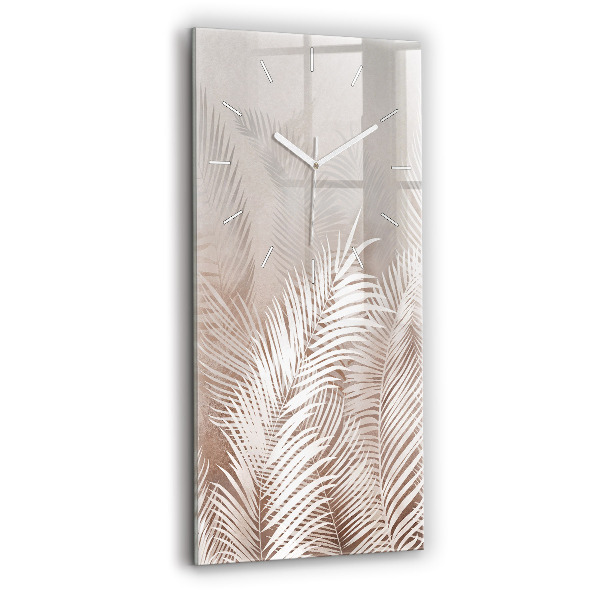 Téglalap alakú üvegóra 30x60 Trópusi boho levelek