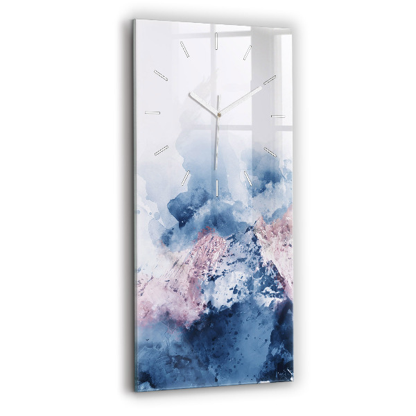 Téglalap alakú üvegóra 30x60 Absztrakt hegyláncok