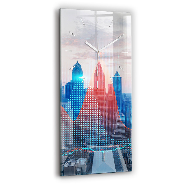 Függőleges üvegóra 30x60 Felhőkarcolók Philadelphiában