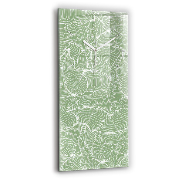 Négyszögletes üvegóra 30x60 Természetes mintát hagy