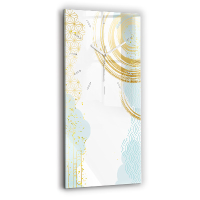 Négyszögletes fali üvegóra 30x60 Dekoratív minta