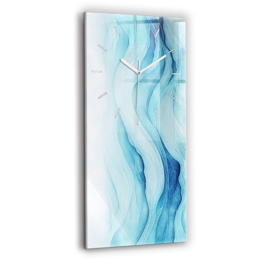 Függőleges üvegóra 30x60 Kék felhők