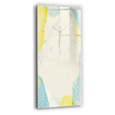 Négyszögletes üvegóra 30x60 Keret mintákkal