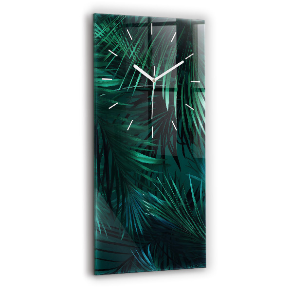 Függőleges üvegóra 30x60 Trópusi levelek