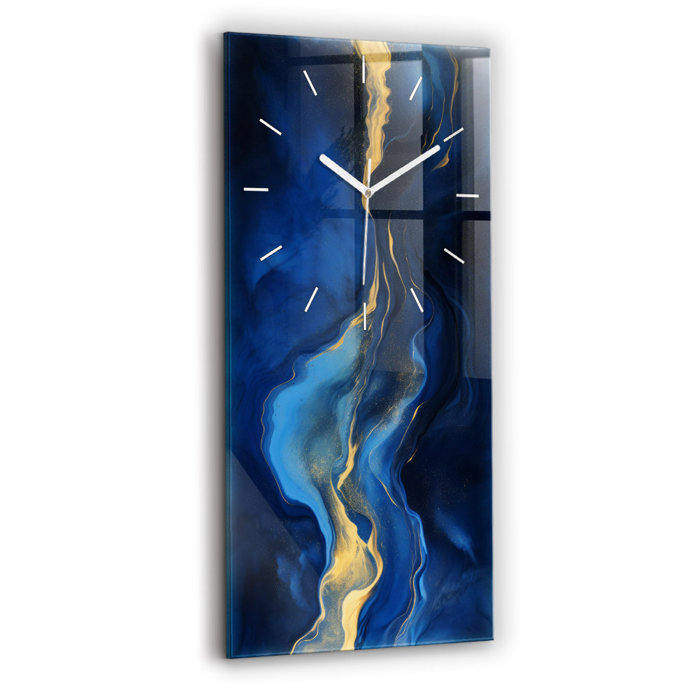 Téglalap alakú üvegóra 30x60 Kék márvány