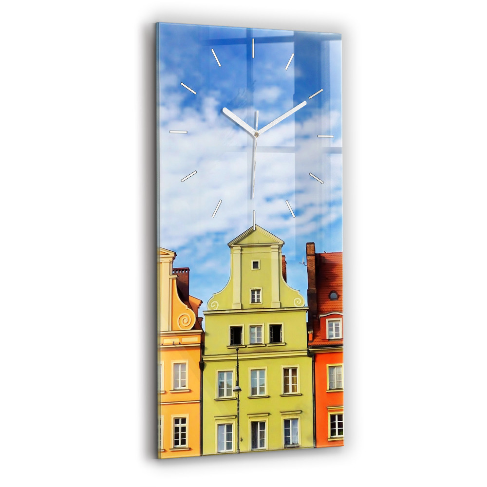 Négyszögletes fali üvegóra 30x60 Wrocław - Óváros