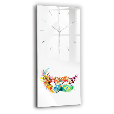 Téglalap alakú üvegóra 30x60 Kultúra - brazil zászló