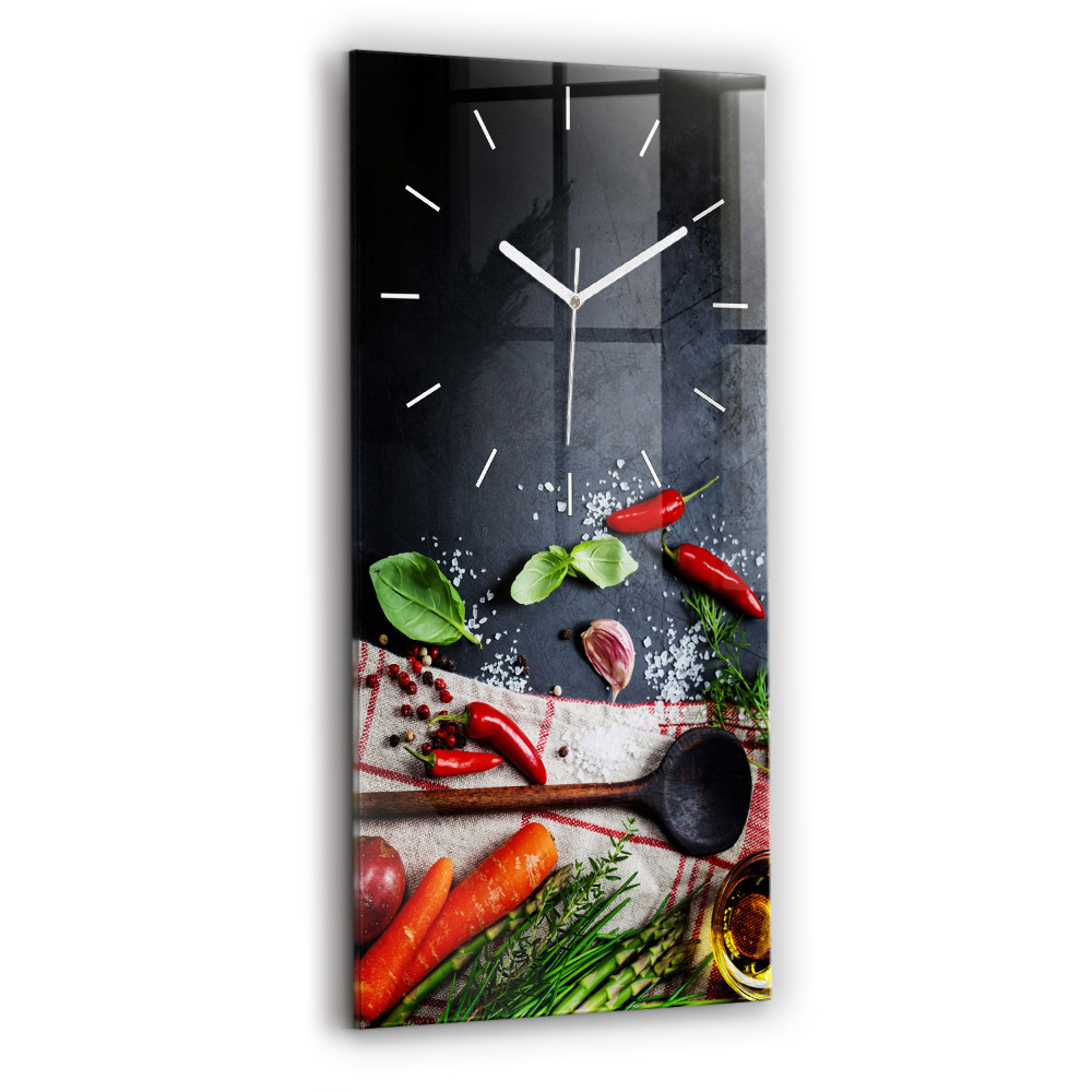 Téglalap alakú üvegóra 30x60 Zöldségek