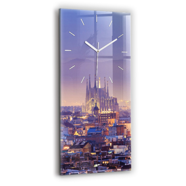 Téglalap alakú üvegóra 30x60 Kilátás Barcelona