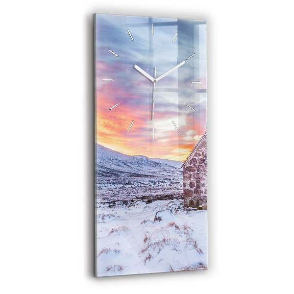 Téglalap alakú üvegóra 30x60 Ház a hegyekben