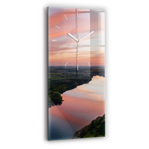 Téglalap alakú üvegóra 30x60 tavi kilátás