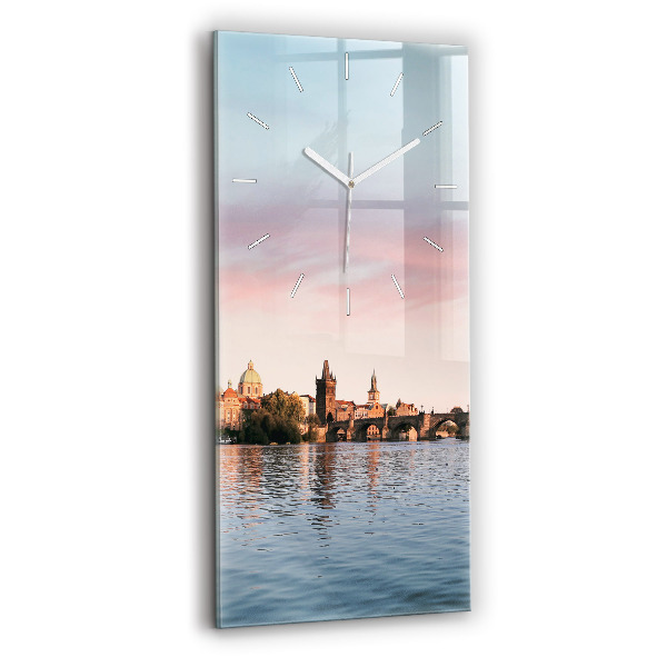 Téglalap alakú üvegóra 30x60 Károly híd Prágában