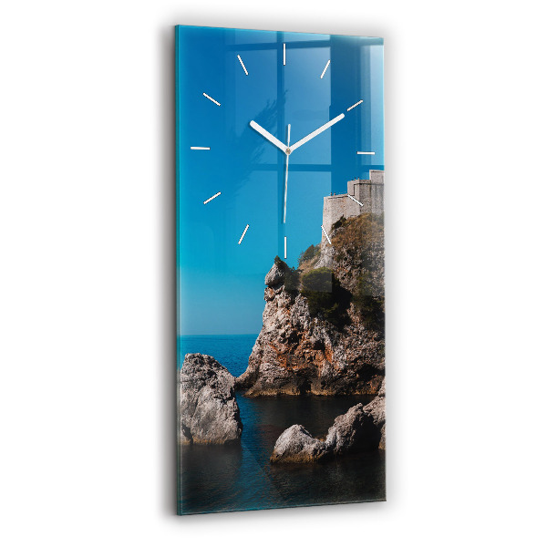 Függőleges üvegóra 30x60 Sziklák Dubrovnikban