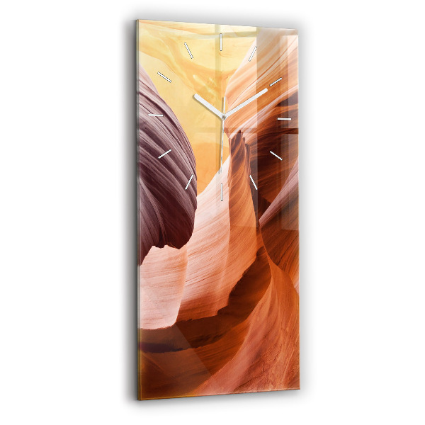 Négyszögletes fali üvegóra 30x60 Antilop-kanyon