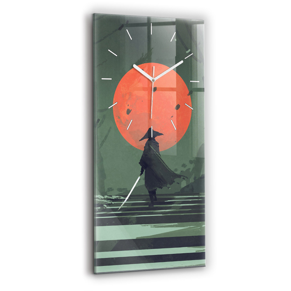 Függőleges üvegóra 30x60 Szamuráj az erdőben
