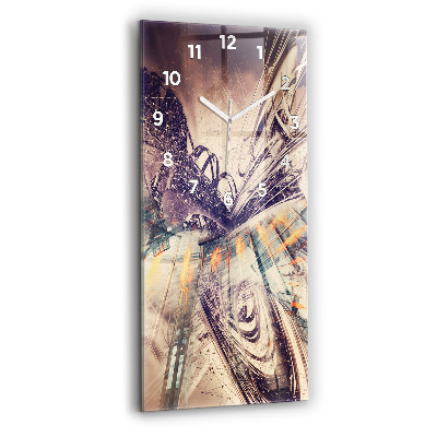 Függőleges üvegóra Absztrakt mechanizmus