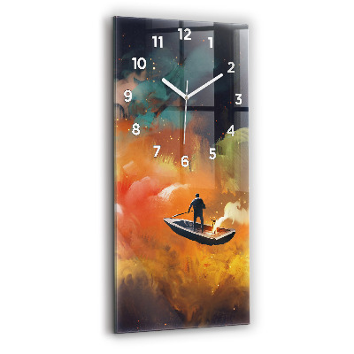 Négyszögletes üvegóra Absztrakt kép