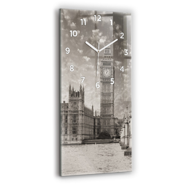 Függőleges üvegóra London Anglia Big Ben
