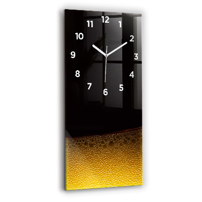 Négyszögletes fali üvegóra narancslé