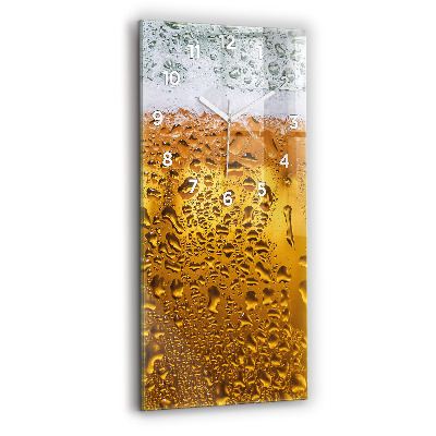 Négyszögletes üvegóra Egy korsó sör