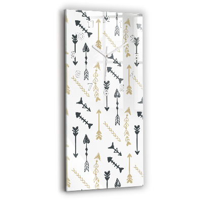 Téglalap alakú üvegóra Geometrikus csípő minta