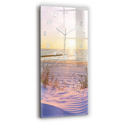 Négyszögletes fali üvegóra Lengyel Napos-tenger