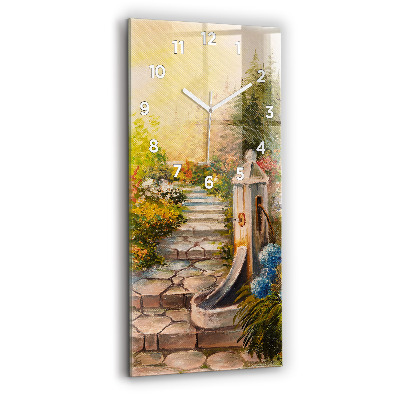 Négyszögletes üvegóra Olaj összetétele az erdőben