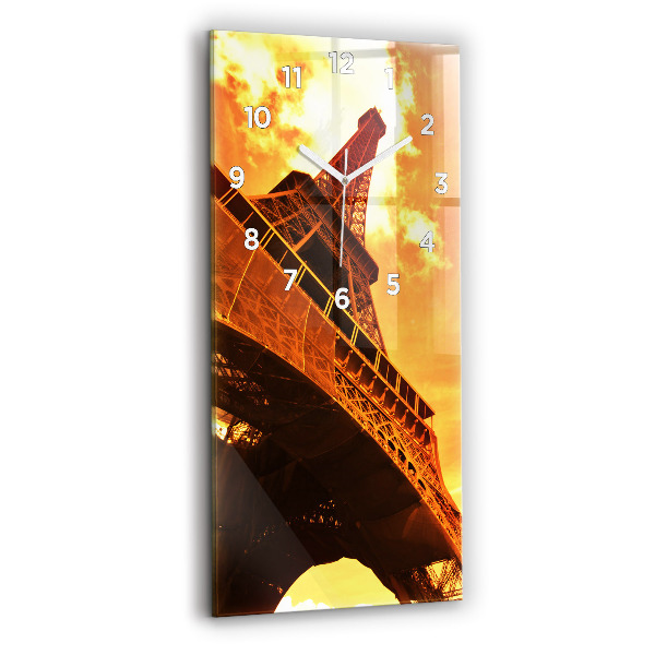 Függőleges üvegóra Eiffel-torony Párizsban