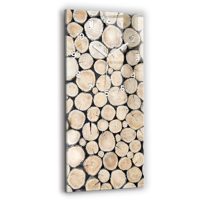 Függőleges üvegóra Fatuskákat vágni