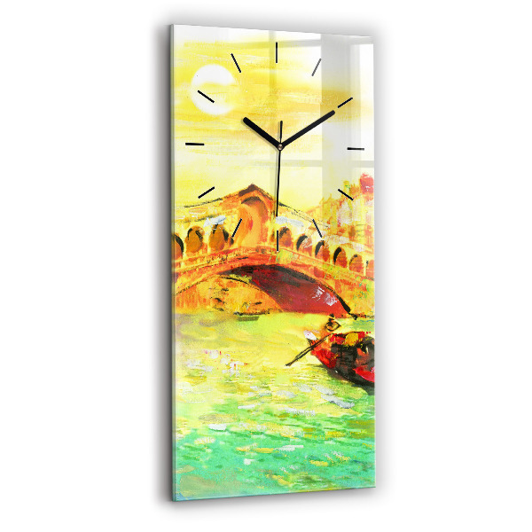 Téglalap alakú üvegóra 30x60 Velence Rialto híd