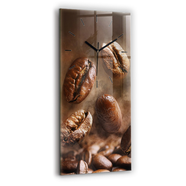 Függőleges üvegóra 30x60 Kávébab