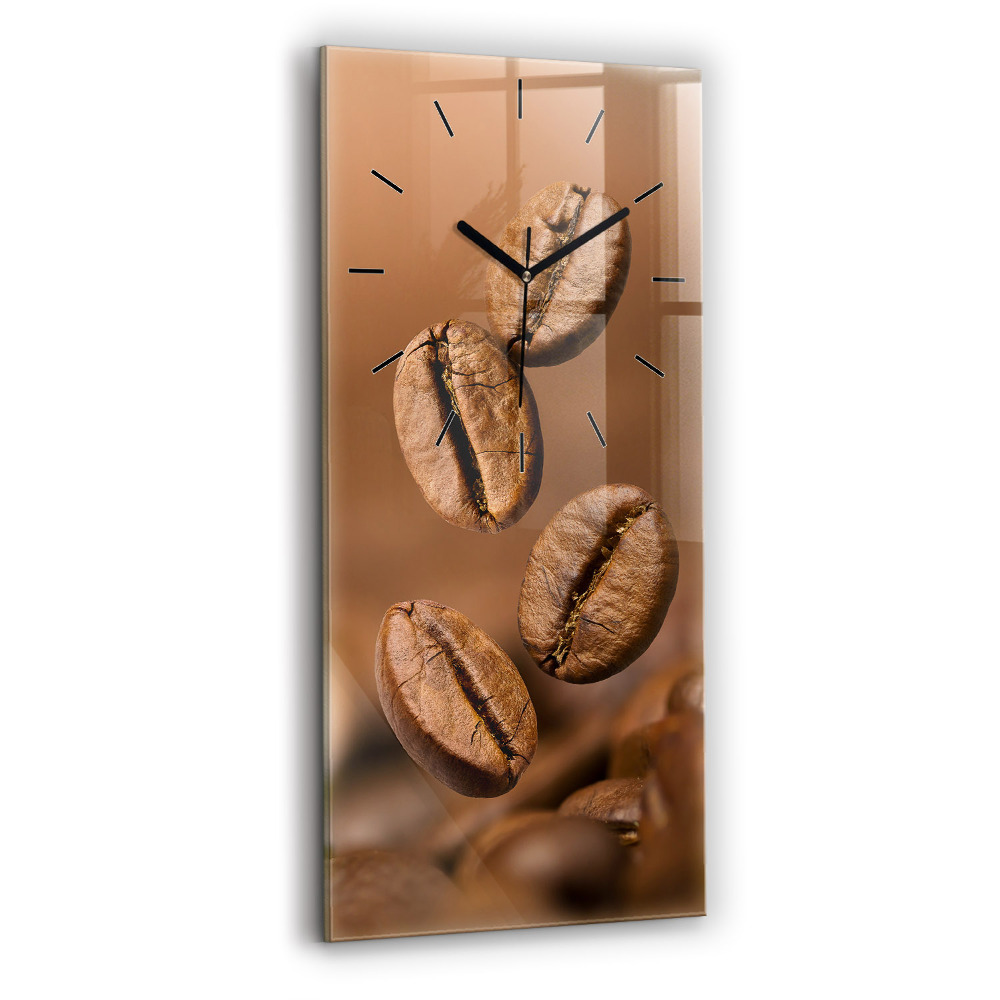 Négyszögletes fali üvegóra 30x60 Absztrakt színek
