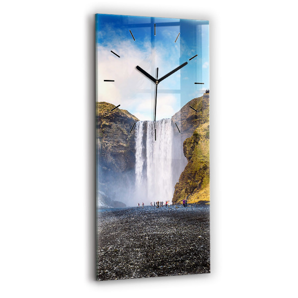 Téglalap alakú üvegóra 30x60 Vízesés Izlandon