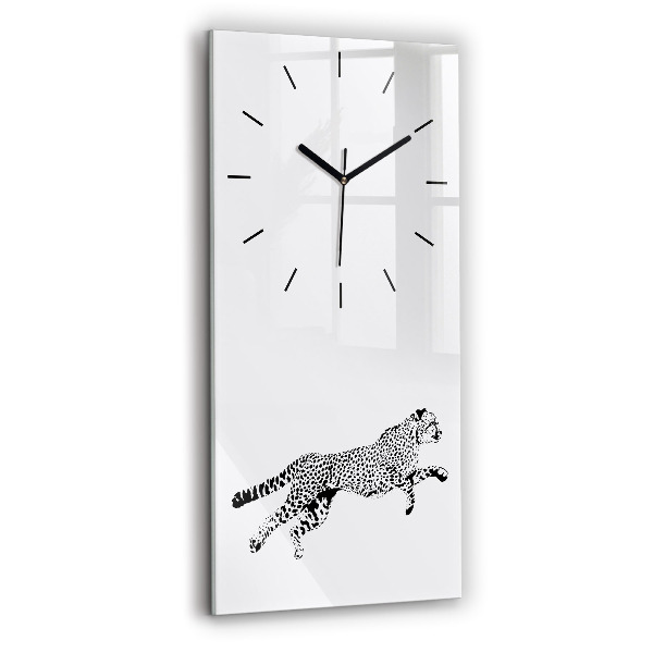 Téglalap alakú üvegóra 30x60 Párduc sziluett
