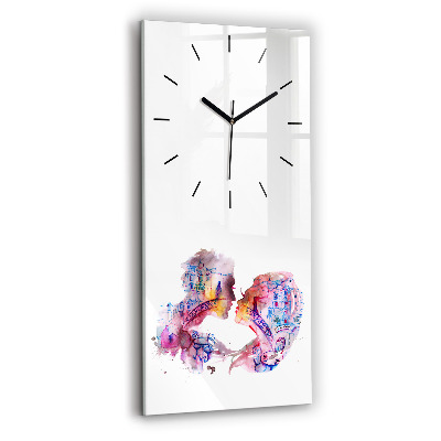 Függőleges üvegóra 30x60 Két test egy lélek