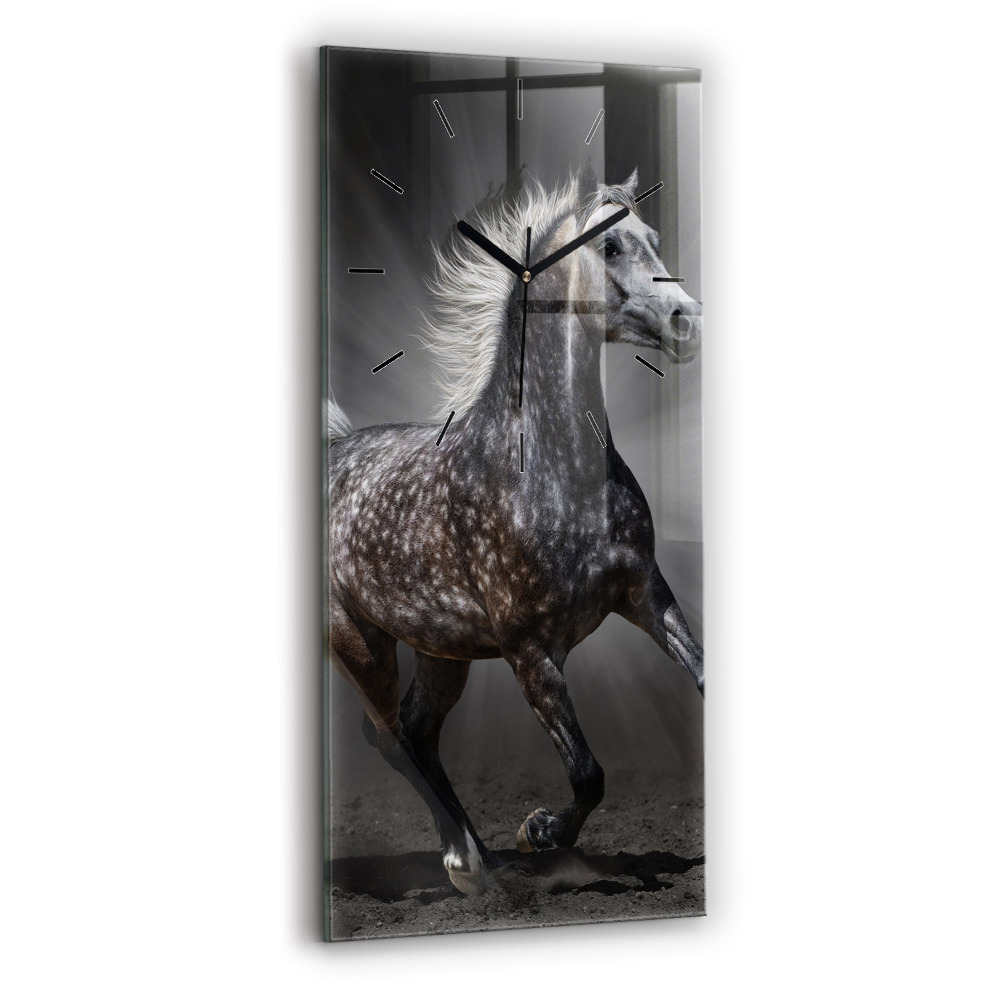 Függőleges üvegóra 30x60 Vágtató ló