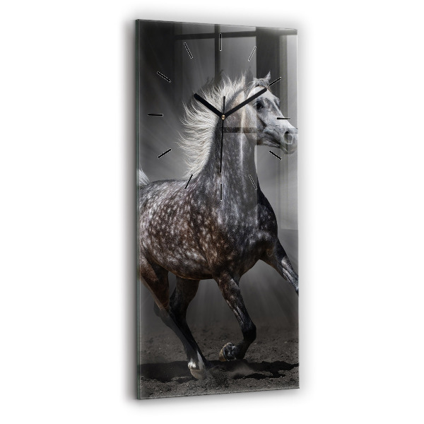 Függőleges üvegóra 30x60 Vágtató ló