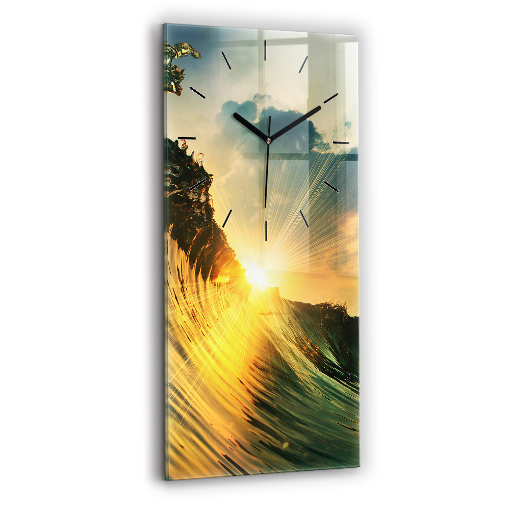 Téglalap alakú üvegóra 30x60 Sunset Waves Perspektíva
