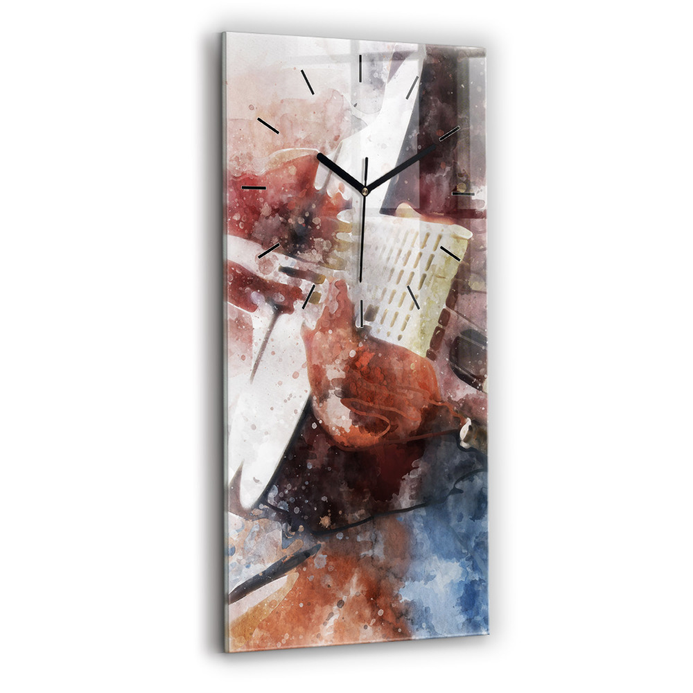 Téglalap alakú üvegóra 30x60 Gitár vizualizáció