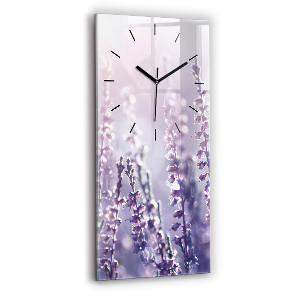 Négyszögletes fali üvegóra 30x60 Absztrakció