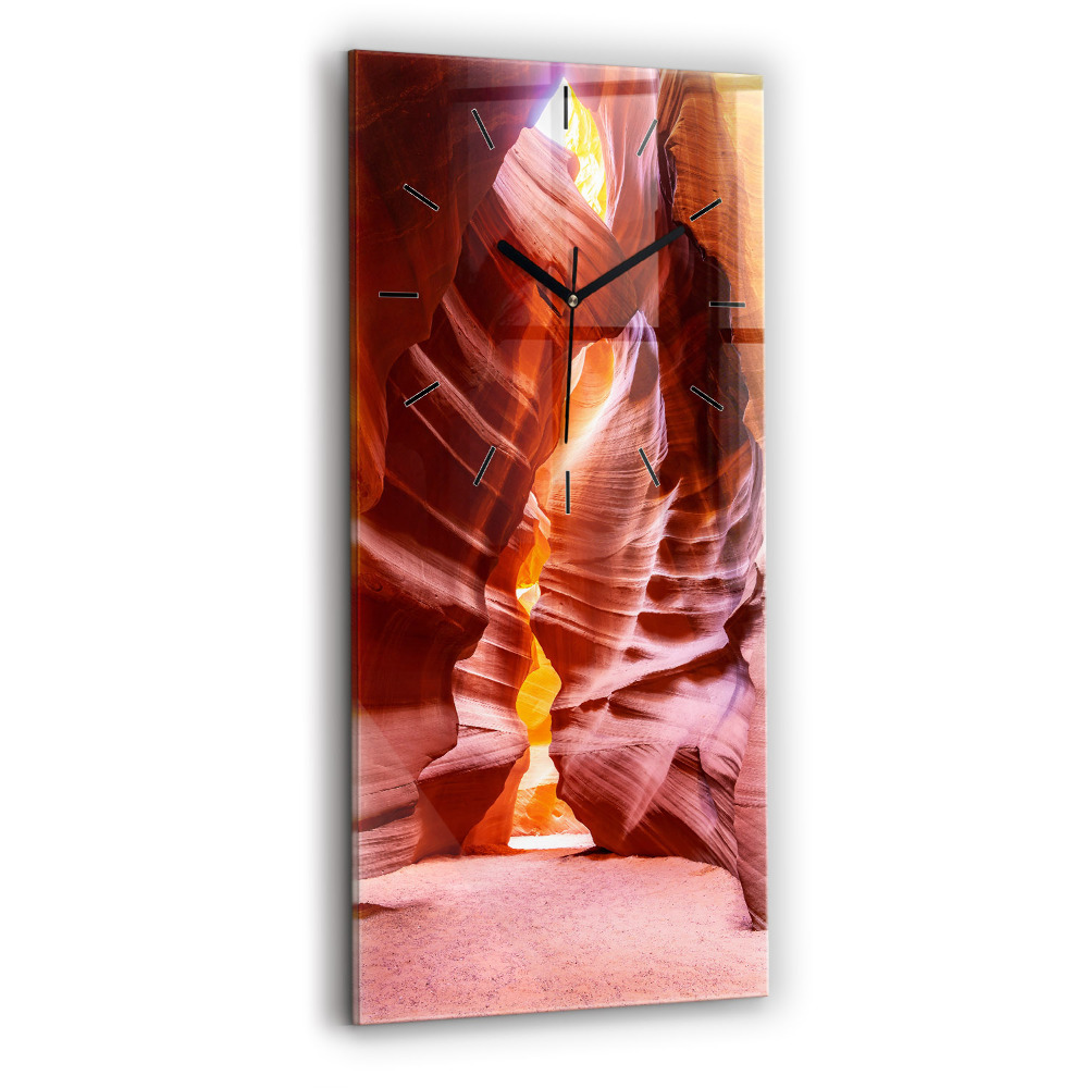 Függőleges üvegóra 30x60 Homok kanyon