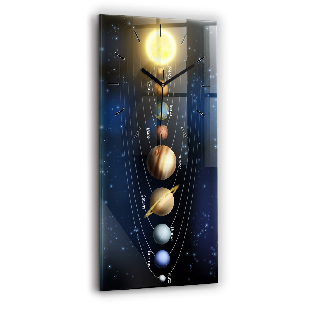 Függőleges üvegóra 30x60 Naprendszer