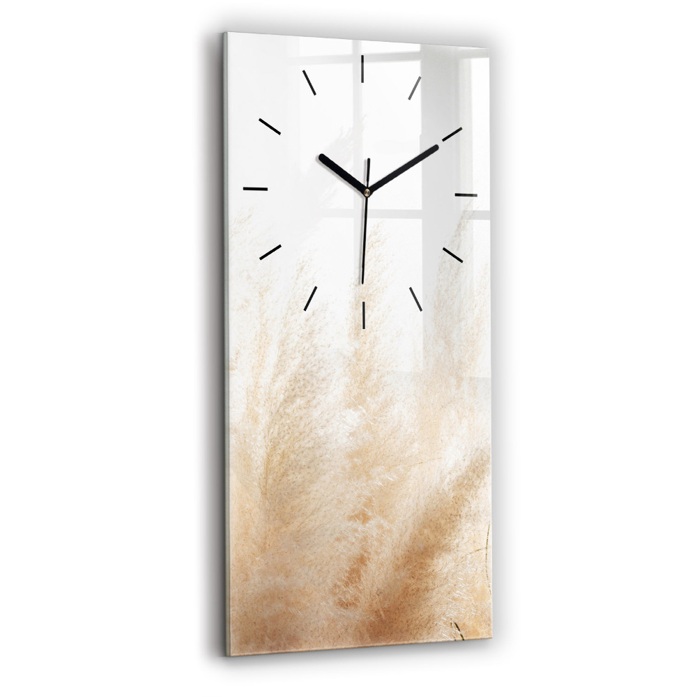 Négyszögletes fali üvegóra 30x60 Kalászok