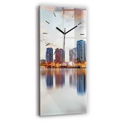 Függőleges üvegóra 30x60 Panoráma az Eiffel-toronnyal