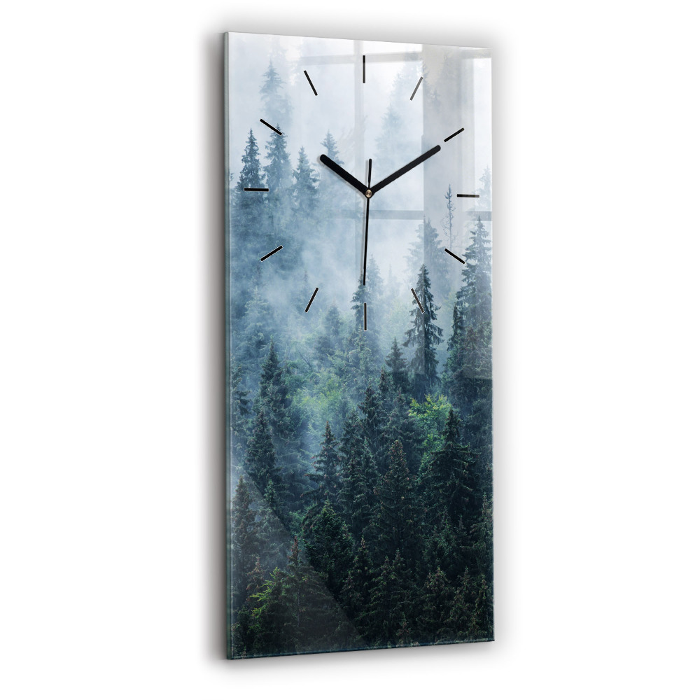 Függőleges üvegóra 30x60 Ködös hegyi táj