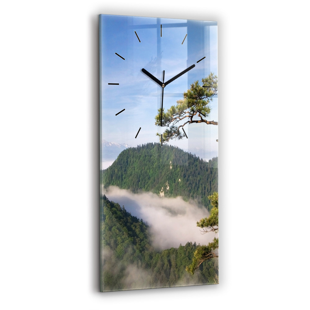 Négyszögletes fali üvegóra 30x60 Sokolica Wierch a Pieniny-hegységben