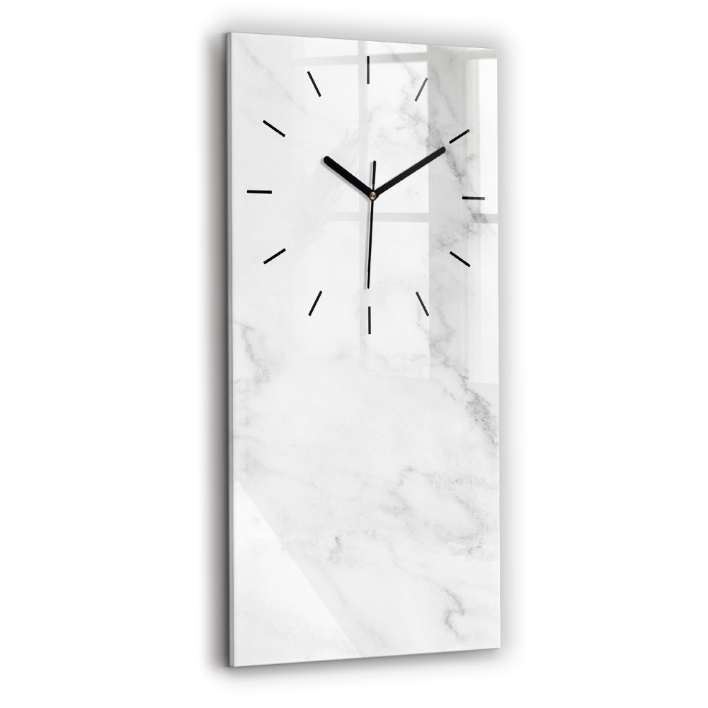 Négyszögletes üvegóra 30x60 Elegáns márvány