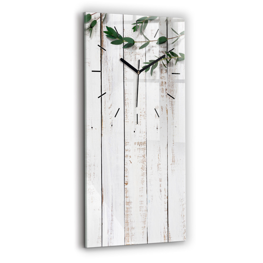 Négyszögletes üvegóra 30x60 Fából készült világító táblák