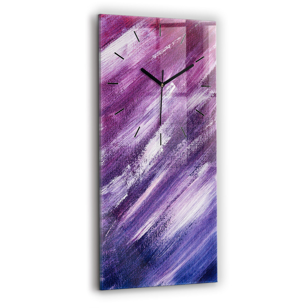 Téglalap alakú üvegóra 30x60 Textúra akril festékkel